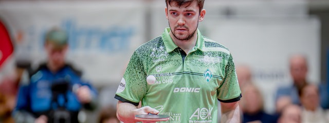 Werders Tischtennis-Profi Kirill Gerassimenko